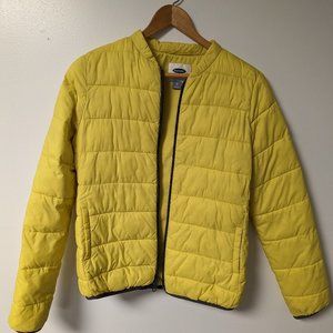 Old Navy yellow nylon jacket
